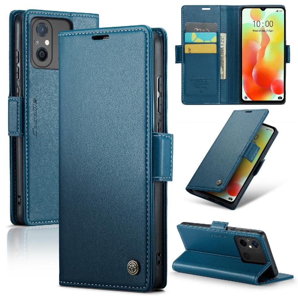 Caseme Tipo Cartera Xiaomi Redmi 12c Con Cierre Magnético, Rfid, Tarjetero, Soporte, Carga Inalámbrica