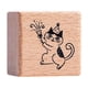 thumbnail image 5 of Cat Stamp lindo animal pequeño sello de goma de madera de 1.2 pulgadas para niños para el planificador de artesanía de bricolaje Tarjeta haciendo esta Fiesta, 5 of 5