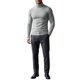 thumbnail image 2 of INSPIRE CHIC Camiseta de Cuello Alto de Manga Larga para Hombre Ajuste Ceñido Camiseta Térmica Suave L Gris Claro, 2 of 6
