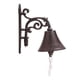 thumbnail image 4 of Timbre de puerta de estilo retro, accesorios de decoración de jardín, campana de pared de carillón de escultura, para casa de de pare , Campana de vid, 4 of 5