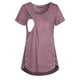 thumbnail image 2 of Polera Lactancia Maternidad Ema Manga Corta Malva violeta M, 2 of 4