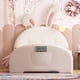 thumbnail image 1 of Twin size Upholstered Rabbit-Shape Princess Bed ,Twin Size Platform Bed with Headboard and Footboard,White (Old SKU WF311629AAK), 1 of 3