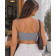thumbnail image 2 of Peto Básico Con Push Up Crop Top Elasticado gris Talla Única, 2 of 3