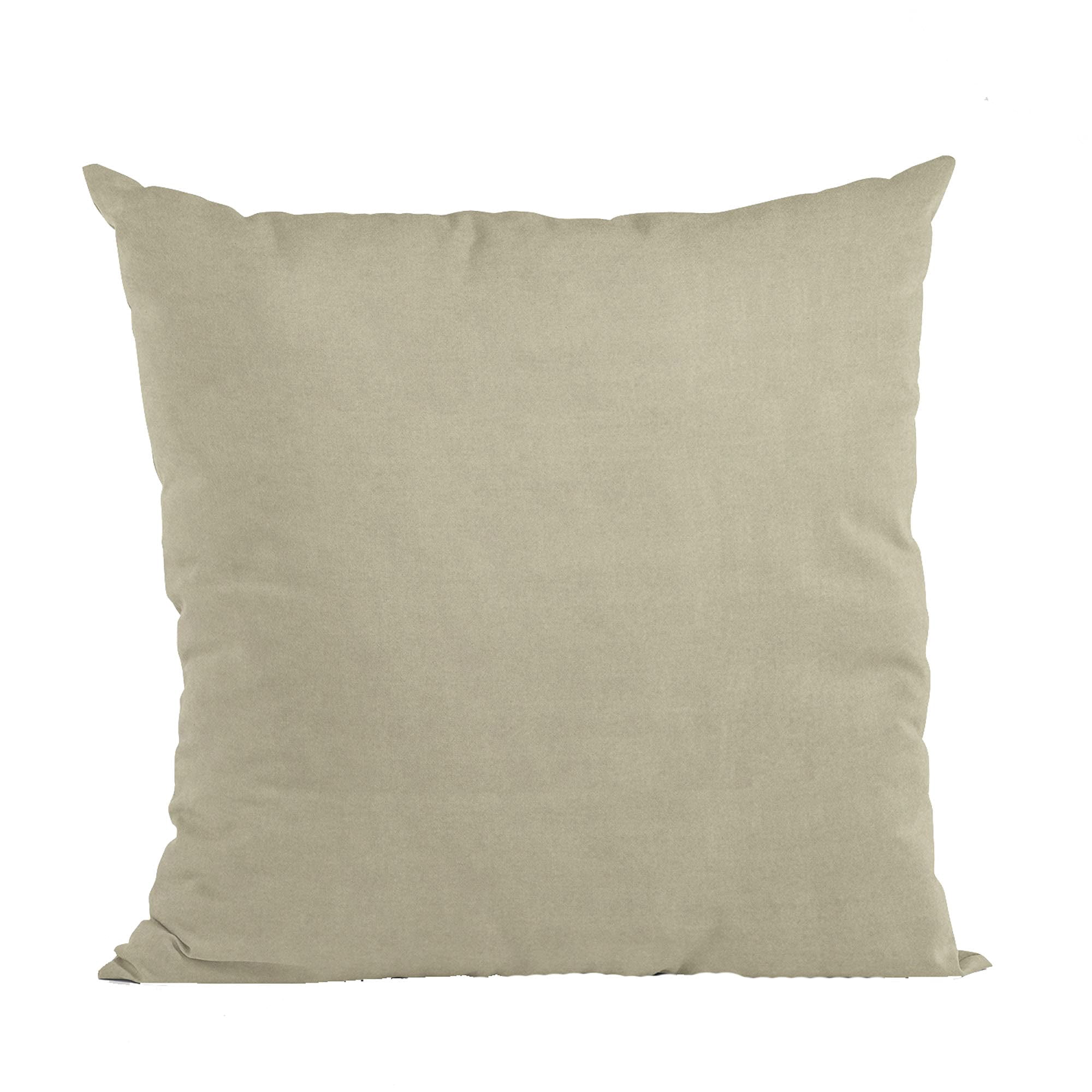 Cojín Plutus Brands Plutus Oyster De Terciopelo Brillante, Color Beige