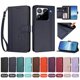 thumbnail image 4 of Funda Cartera Trébol para Xiaomi 15 Pro con Ranuras Tarjetas y Carga Inalámbrica Azul oscuro, 4 of 6