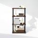 thumbnail image 5 of Librero Furinno Turn-N-Tube de 4 niveles, color Columbia Walnut, 5 of 6