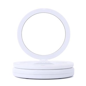 Total E-Commerce - Espejo De Maquillaje Plegable Led Usb Con Aumento 35X17X16Cm