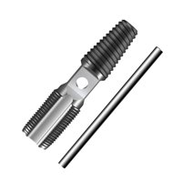 Magideal - Extractor De Pernos De Tubería De Agua De Alambre Dañado, Extractor De Tornillo De Válvula De Grifo De Doble Cabezal , 20Mm 20 Mm