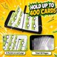 thumbnail image 4 of Carpeta de cartas GANDATA 4 bolsillos 400 cartas verde, 4 of 7
