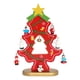 thumbnail image 5 of Decoración de mesa de de Navidad de madera, centro de mesa, artesanías hechas a mano, decoración navideña para estantería, gabinete, escritorio rojo, 5 of 5
