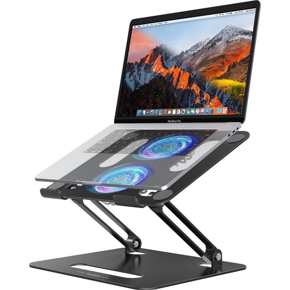 Base refrigerante ajustable y plegable para laptop YICOSUN de 10 a 16"