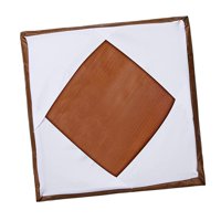 Bothyi - Presione La Cubierta De Envoltura De Platina Resistente A Altas Temperaturas 15X15 Pulgadas Protector Blanco Y Marrón