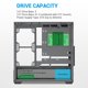 thumbnail image 5 of Caja de PC SAMA V40 Full View ARGB USB‑C Negra, 5 of 9