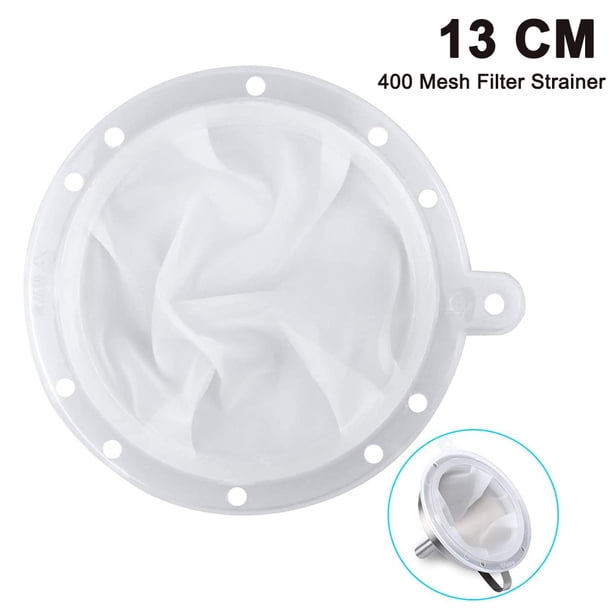 Filtro colador compatible con embudo de cocina de 5 pulgadas para filtrar jugo, leche, café, vino, malla 13cm200 / 13cm400