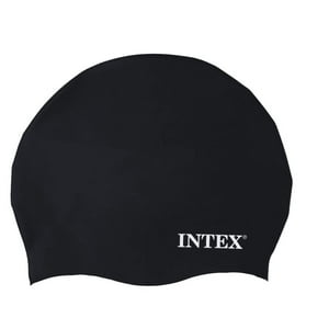 Gorro De Natación Silicona Intex Silicone Swim Cap Azul