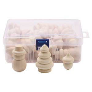 Bothyi - Mini Muñecas De Clavija De Madera Sin Terminar De 26 Piezas Para Pintar Juguete De Dibujo De Grafiti