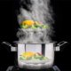 thumbnail image 2 of Cesta vaporera para verduras de acero inoxidable de primera calidad SAYFINE, 2 of 7