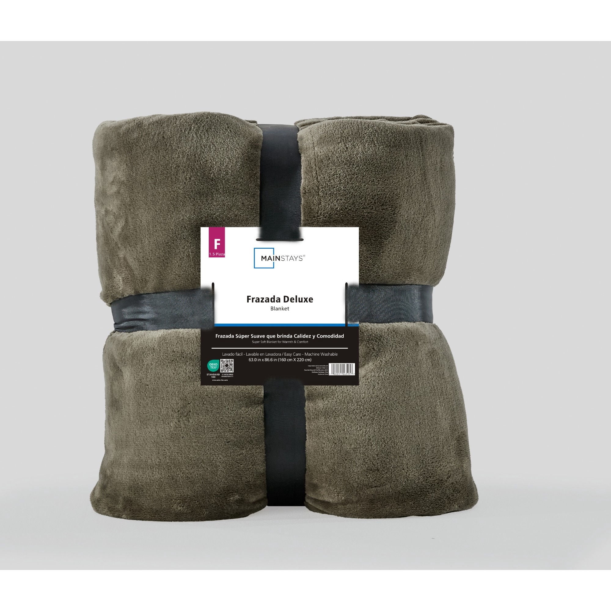 Mainstays - Frazada 1.5 Plaza Poliester