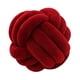 thumbnail image 2 of Nudo Almohada Bola Gruesa Cómoda Almohadas Anudadas Para Sala De Estar Hogar Sofá Rojo, 2 of 5