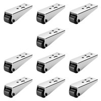 Magideal - 10 Ruedas Giratorias Direccionales De Alto Rendimiento, Fácil Instalación, Soporte Universal, Resistentes Al Desgaste, Ruedas Fijas De Servicio Pesado