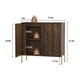 thumbnail image 1 of Sideboard buffet with storage, Mid-century modern style storage cabinets, Walnut sideboard for living room, Dining room, Entryway, Hallway, Kitchen, 1 of 3