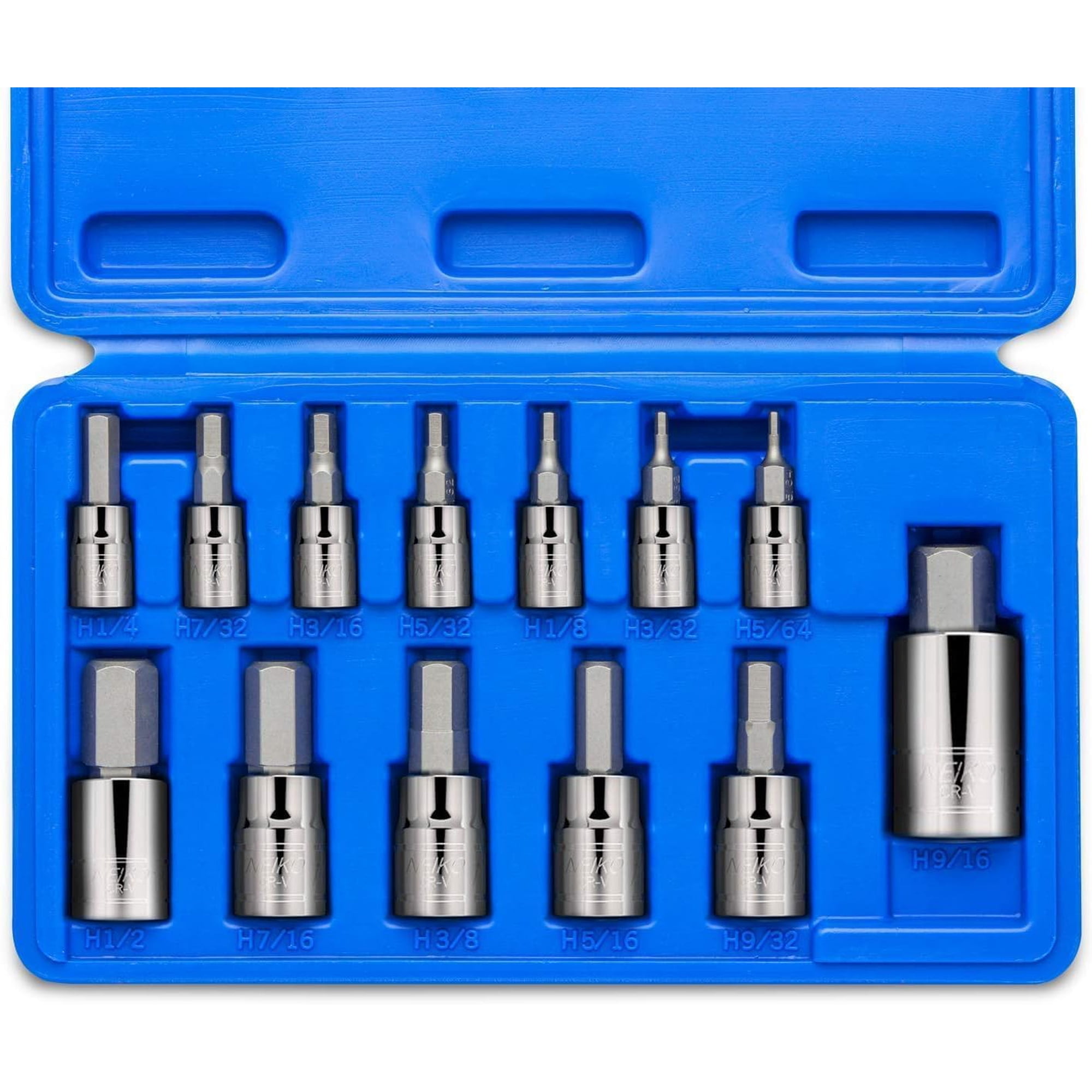 Juego De Conectores Con Brocas Hexagonales Neiko 10075a, 13 Piezas De Acero S2