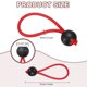 thumbnail image 2 of Uxcell 30 Piezas 4" Bolas de Plástico Duraderas Cuerdas Elásticas para Lona para Tiendas Rojo Negro, 2 of 7