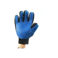 Juguetes. - Guante Cepillo Quita Pelos Mascotas Perro Gato Color Azul Derecho