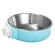 thumbnail image 4 of Crate Dog Bowl Colgando Alimentador De Agua Pet Feeding Bowl Para Conejo Hurón Cachorro Azul, 4 of 5