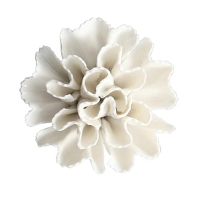 Magideal - Flor De Cerámica 3D De Múltiples Formas, Decoración Colgante, Decoración Artística, Flores De Pared, Decoración De Pared, Decoración Colgante De Pared Clavel 8Cm