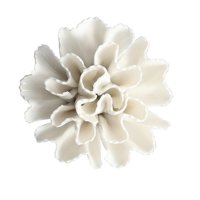 Magideal - Flor De Cerámica 3D De Múltiples Formas, Decoración Colgante, Decoración Artística, Flores De Pared, Decoración De Pared, Decoración Colgante De Pared Clavel 8Cm