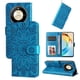 thumbnail image 4 of Funda tipo cartera FOXDOCK para Honor X9B , diseño girasol en relieve, cuero PU, cierre magnético, soporte y tarjetero, 4 of 5
