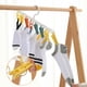 thumbnail image 3 of Organizador de sombreros - Perchas para calcetines con pinzas - Organizador de sombreros para perchas, perchero para gorras de béisbol, perchero multifuncional, almacenamiento para armario, soporte pa, 3 of 7