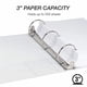 thumbnail image 3 of Carpetas Samsill Economy con 3 anillas, 3 pulgadas, capacidad para 550 hojas, 12, 3 of 8