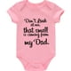 thumbnail image 1 of Newborn Infant Short Sleeve Cotton Romper "DON'T LOOK AT ME" Graphic Crew Neck Bodysuit Onesies For Baby Girls And Boys Toddler Summer Clothes, 1 of 5