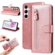 thumbnail image 3 of Funda con Cremallera para Samsung Galaxy A56 5G, Carcasa Cartera de Cuero PU con Soporte y Tarjetero, 3 of 6