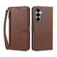 thumbnail image 1 of Funda Tipo Billetera para samsung galaxy A27 5G con Soporte y Bolsillo con Cierre Marrón, 1 of 1
