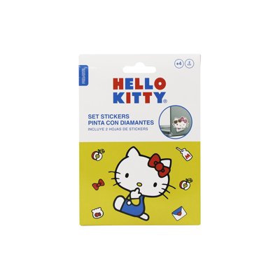 Set Stickers Pinta C/Diamante Hello Kit Proarte