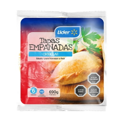 Masa Para Empanadas Criollas 6 Un 690 G Lider