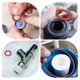 thumbnail image 5 of Uxcell 15Pcs Anillo O de Silicona 66mm OD 62mm ID 2mm Ancho VMQ Junta de Sellado Roja, 5 of 5