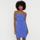 thumbnail image 2 of Vestido Mujer Corto Amarras Laterales Print Azul Corona, 2 of 5