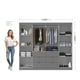 thumbnail image 2 of Closet Click 4 Puertsa 6 Cajones Gris, 2 of 3