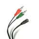 thumbnail image 1 of Cable de audio 3.5mm a 2 x 3.5mm splitter, 1 of 2