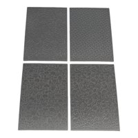 Bothyi - 4 Hojas De Textura De Arcilla Polimérica, Suministros Compactos Para Hacer Aretes Y Joyas