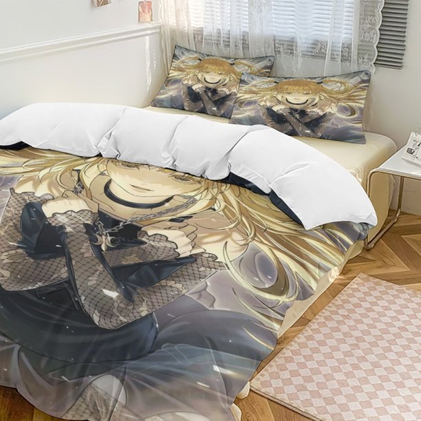 Death Note Anime Home Bed 3-piece Set Classic Japanese Anime Polyester Wash Student Dormitory Set