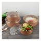 thumbnail image 3 of Envase bowl kraft 1300cc con tapa (50 unidades), 3 of 3