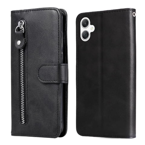 Gangxun - Funda Con Cremallera Para Samsung Galaxy A06 5G, Carcasa Cartera De Cuero Pu Con Soporte Y Tarjetero