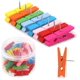 thumbnail image 1 of Chinchetas Joyberg 50 unidades con clips de madera de colores, 1 of 7