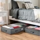 thumbnail image 2 of Cajas Bajo Cama Zober Pack 4 99x51x18cm Gris, 2 of 3
