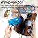 thumbnail image 5 of Funda Tipo Cartera con Correa Cruzada para iPhone 15 Pro Max Protección Contra Golpes Marrón, 5 of 5